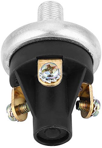 Kadimendium 309‑0641‑03 Câblage à Trois Points Interrupteur D'alarme de Basse Pression D'huile 1/8‑27 NPT Filetage Capteur de Pressostat D'huile Réglable Interrupteur D'alarme de