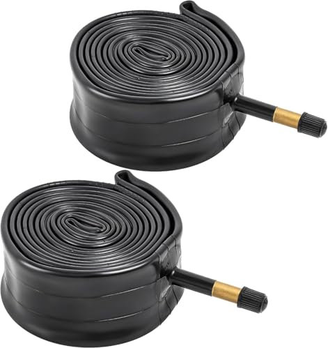 BiAnYC 2PCS 700C Schläuche 700x35/43C Fahrradschlauch 28 Zoll 700x35C 700x43C Mountain/Rennrad Fahrradschlauch Elektrofahrrad Schläuche AV48mm Ventil Schlauch
