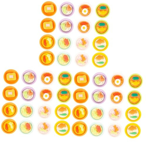 Alasum 60stücke Teiliges Miniatur Japanische Lebensmittel Modelle Realistische Puppenhaus Dekoration Für DIY Mini-Haus Lebendige Farben Details Für Snacks Essensszene