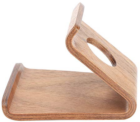 shenruifa Support de Téléphone Portable Portable, Tablette de Chevet, Ordinateur pour , Support en Bois (En bois)