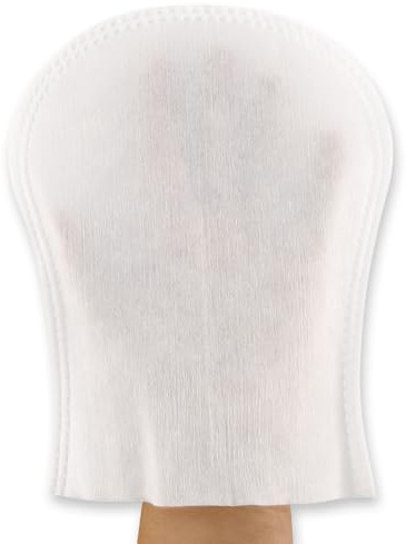 FRANZ MENSCH 1000 Stück Hygostar Waschhandschuhe | Spunlace, weiß, L: 23 cm, B: 16 cm, Karton, Einmal-Waschlappen, Einweg, für Pflege, Waschhandschuhe