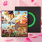 Personalisierter Spotify Fotomagnet Personalisierte Album Musik Kühlschrankmagnet Selbst Gestalten können Lieder Spielen Dekoration Geschenk für Paare Weihnachten Valentinstag (Stil G)