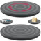 2 soportes giratorios de 360° con rodamientos de bola, base giratoria para TV, 20 cm, plato giratorio, plantas en maceta, altavoces, ordenadores portátiles, monitores, objetos de artesanía