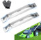 2 Stück Mähmesser Mähroboter Messer Ersatzmesser für Rasenmäher Kompatibel für Stihl Mähroboter iMOW RMI 422/422P/422PC, Viking MI 632/632P/632C/632PC, Edelstahl-Mähmesser - 20cm