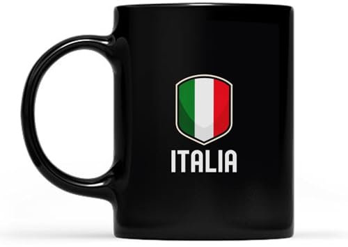 Tasse 330Ml, Italia Italienische Italien-Flagge Italiana Italiano Scudetto Mehrfarbig Becher Fun Kaffeetassen Für Kaffee Arbeit Männer