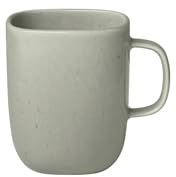 blomus Becher mit Henkel VAHLO aus hochwertigem Steingut | Farbe Mirage Gray | Ø8,5 x 10H cm