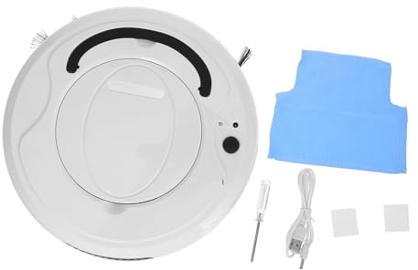 PartyKindom Intelligenter Kehrroboter Bodenstaubsauger Mit Pa Saugkraft Automatisch Für Fliesen Teppich Holzboden Geräuscharm Beige