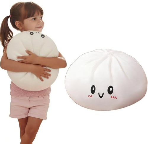 Riesiger Knödel-Stressball, 25 cm großes Angstabbau-Spielzeug, weicher Knetgummi zum Entspannen, großes Knödel-Plüschkissen, sensorisches Spielzeug für Kinder und Erwachsene