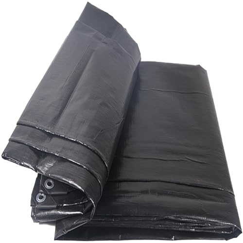 Bâche de Protection Exterieur 190 x 240 cm Bâche Universelle Multi-Usages 160 G ㎡, Étanche, Résistant à La Déchirure avec Corde pour Balcon, Bac à Sable, Noir