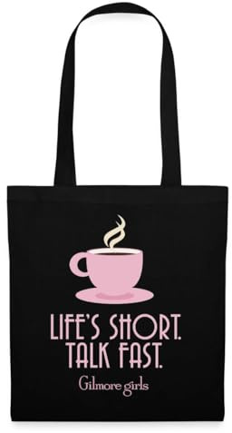 Spreadshirt Gilmore Girls Tasse & Citation « Talk Fast » Tote Bag