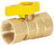 Eastman 60011 FIP Straight Gas Ball Valve with 1/4-Turn Handle, Brass Plumbing Fitting, 3/4 in