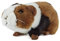 Living Nature Guinea Pig, Realistic Soft Cuddly Small Pig Toy, Naturli Eco-Friendly Plush, White, 18cm
