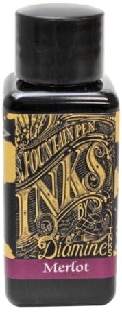 Diamine 30ml Merlot fountain pen ink bottle