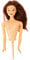 PME Figura de Muñeca de Pelo Castaño