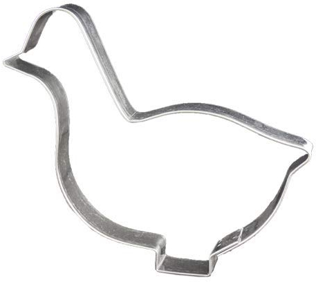 LARES Ausstecher/Ausstechform Gans- für Kekse, Plätzchen, Lebkuchen & Co - Größe: 16cm, Höhe: 2,3cm - Made in Germany