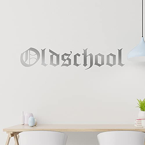 Oldschool Wandtattoo in 6 Größen - Wandaufkleber Wall Sticker - Dekoration, Küche, Wohnzimmer, Schlafzimmer, Badezimmer