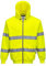 Portwest B305 Felpa con Cappuccio e Zip Alta Visibilità, Giallo, M