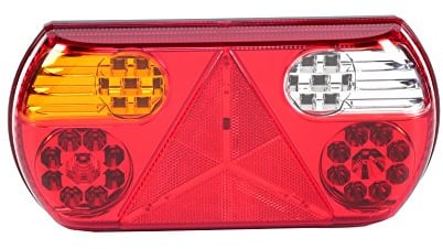 HELLA VALUEFIT Rückleuchte - LED - 12V - Anbau/geschraubt - ECE - Lichtscheibenfarbe: mehrfarbig - Stecker: offene Kabelenden - links - Menge: 1 - 2VP 357 016-011