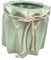 Moderne Pastelfarbene Keramikvase, Tischvase Vase, Geometrisch Origami Design, Keramik (Grün 8,5 cm Hoch)