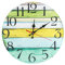 LOHAS Home 12 Zoll/30CM Holz Wanduhr/Küchenuhr im Landhausstil Stille Nicht-tickende für die Küche,Home Office, Wohnzimmer und Schlafzimmer (Haus am See)