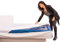 Aqua Sense Topliner Capliner Schonbezug Protector Staubschutz für Wasserbetten und Normale Matratzen (180 x 220 cm)