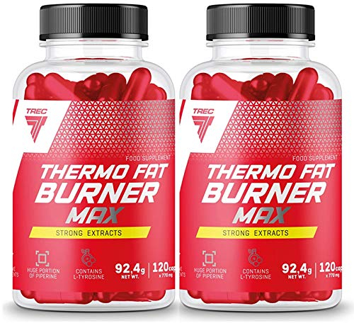 Trec Thermo Fat Burner MAX 240 Kapseln | Gewichtsverlust | Schlankheitspillen | Energiepillen | Reduzierung des Fettgewebes | Fatburner