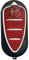 Chiave Tutti I Colori per Telecomando Alfa Romeo Mito Giulietta Guscio con Lama a 3 Tasti + Logo (Rosso+ Logo Rosso)