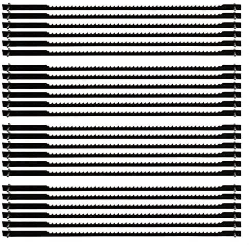 Scroll Saw Blades Pin End 100 mm 24-Pack 15 TPI Compatible With Newest Dremel Moto-Saw MS20 MS20-01 MS51-01 MS52-01 MS53-01