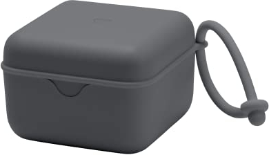 BIBS Schnuller Box mit Gummiband. Sterilisator Box für Schnuller. 100% BPA Freies Material. Hergestellt in Dänemark. Iron