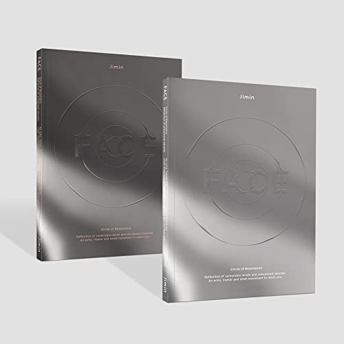 [WEVERSE POB] JIMIN BTS - FACE +Pre-Order Benefit (2 versions SET : 1 Photocard (Random 1 out of 2) + 2 Plastic Photocard Frames Set (2 version))