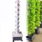 Torre idroponica a 15 piani a 45 fori, sistema di coltivazione acquaponica, kit di coltivazione aeroponica a torre da giardino per erbe, frutta e verdura con pompa idratante, adattatore, vasi a rete