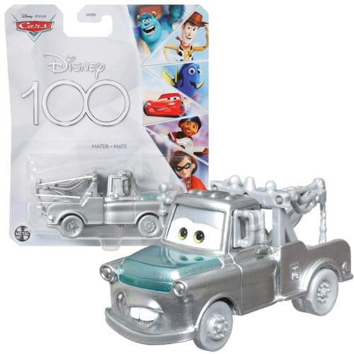 Mattel Cars Fahrzeuge | Disney 100 Jahre Edition | Cast 1:55 Autos, Typ:Mater Hook, (HNP99)