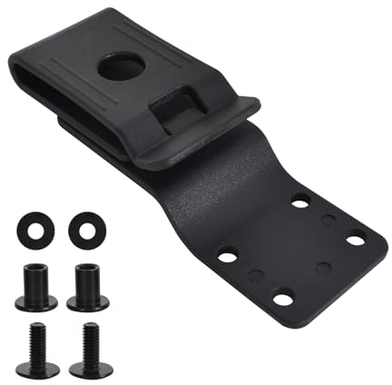 Messerhülle Gürtelclip, Gürtelclip für Messer, Messerscheiden-Gürtelclip, Gürtelclip K-Scheide, Gürtelclip mit 360-Grad-Schwenkhalter, Zubehör für Messerscheidenherstellung - Universelle Größe