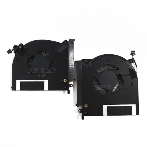 DBTLAP GPU + GPU Cooling Fan Compatible for Dell Alienware M15 R2 N18E Gaming Laptop 0X9FRW DFSCK324162A2P DFS2013121H0T FLHU 12V 1A