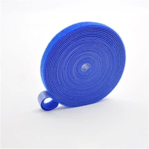 Magic Tape Aus Nylongewebe 1,5 Meter/Paar Farbe Klebstoff Verschluss Band Kein Kleber Haken Und Schleife Magic Tapes for Sofa Blatt DIY Nähen liefert Nylon Aufkleber KlettbäNder Tape (Color : Blue,