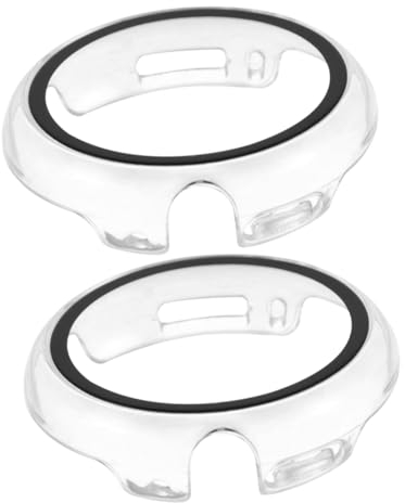 Angoily 2st Pc Mit Membranhülle Schauen Sie Klug Uhren Schutzfolie Ansehen Displayschutz Für Uhr Stoßfängerabdeckung Austausch des Schutzgehäuses Stoßfester STK Rahmen Bildschirm