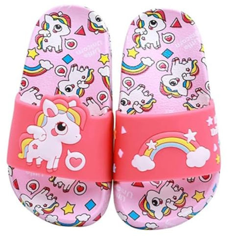 Unicorno Ciabatte da Doccia Ragazze Pantofole da Bagno Bambini Scarpe da Spiaggia e Piscina Sandali da Interno E da Esterno