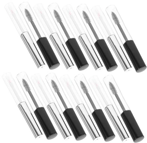 Healvian 4sets Kit Di Tubetti Mascara Trasparenti Funnel Per Cosmetici Per Creare Mascara Per Ciglia Contenitori Ricaricabili e Pratici
