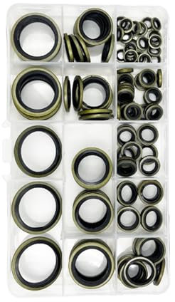 Joint d'étanchéité collé, joint torique, vis de vidange d'huile, ensemble de rondelles d'étanchéité combinées, joint de plomberie, anneau en caoutchouc résistant à l'huile for bouchon de puisard(120pc