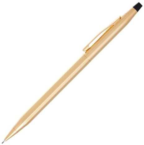 Cross Classic Century Drehbleistift (Strichstärke 0,7 mm, inkl. Premium Geschenkbox) 23KT Gold Plate