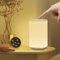 Bonsery LED Nachttischlampe Touch Dimmbar mit Fernbedienung, 3000 mAh Nachtlicht Dimmbar mit 3 RGB Modi & 3 Farbtemperatur, 256 Farben Tischlampe Kabellos mit Timing Geschenk für Kinder, Weiß