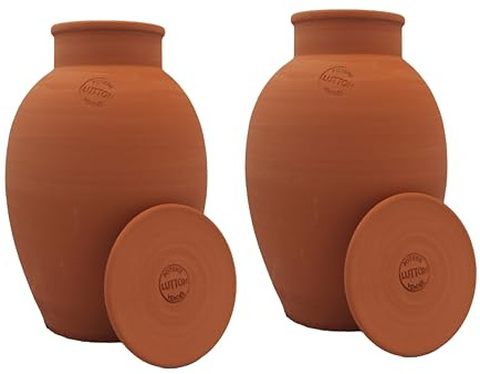 Duo d’Ollas Jardinier Taille M 2,5 L – Fabrication Française – Arrosage Autonome et Écologique pour Potager et Jardin
