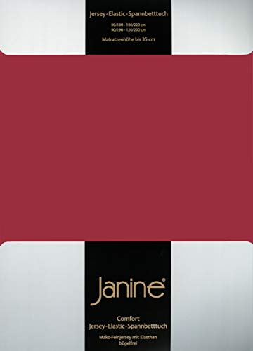 Janine Spannbetttücher Elastic 5002 Granat - 71