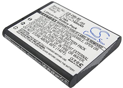 VINTRONS Replacement Battery For SANYO VPC-GH1EX, VPC-GH1GX