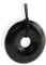Budawi® Onyx Donut Anhänger Kettenanhänger 40 mm mit Lederband