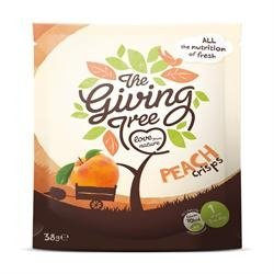 Giving Tree Ventures Peach Crisps 38g X 4 (Pack of 4)