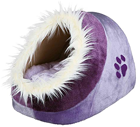 Trixie 36300 Kuschelhöhle Minou, 35 × 26 × 41 cm, lila/violett