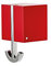 pieperconcept Ancora Garderobenhaken Rot - Metall, Holz (80%, 20%) - Modern - Wandmontage - Wand