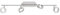 WOFI 7008.04.54.6000 A Spot, Metall, 20 W, Integriert, nickel matt/chrom, 80 x 9 x 11 cm