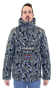 Napapijri Rainforest Print Giubbotto Marsupio Blu Camouflage N0YHVBF88